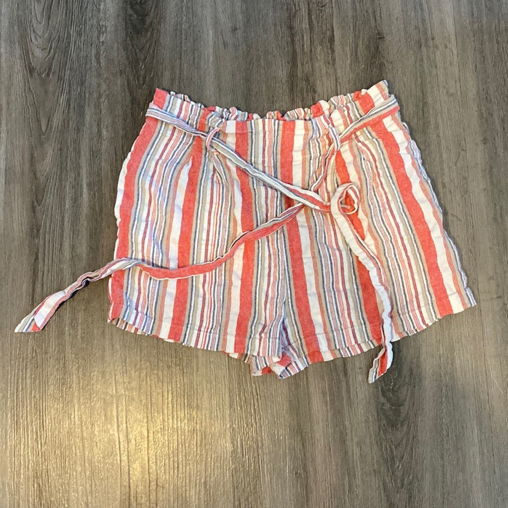 striped shorts